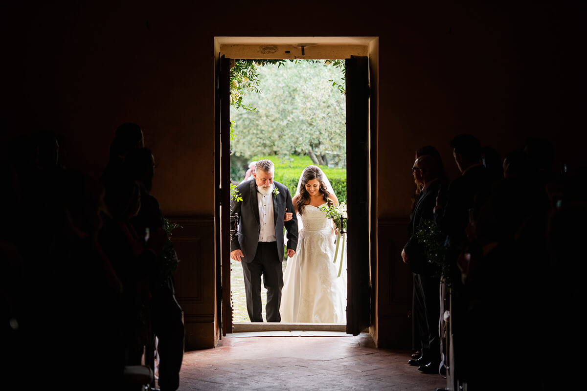 Wedding in a castle