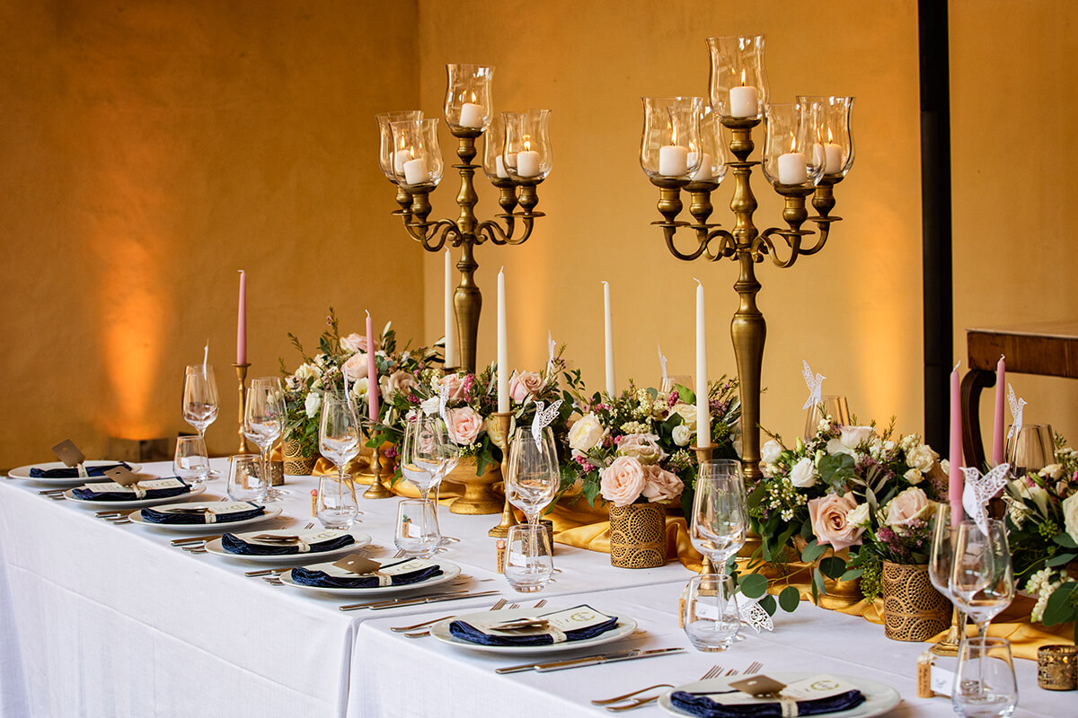 castle wedding decoration ideas
