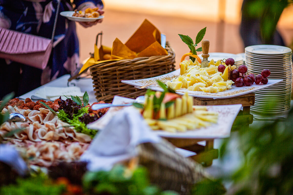 wedding reception in a Castle in Tuscany