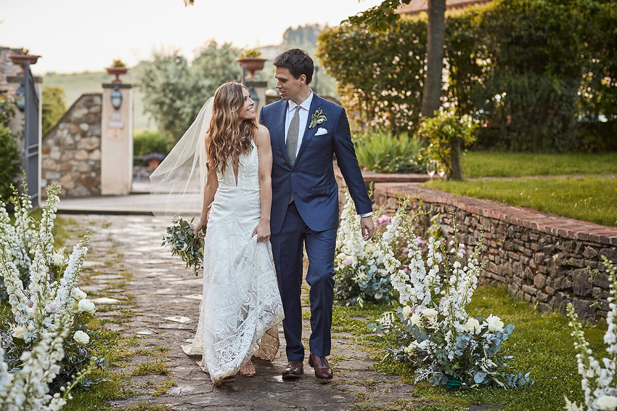 In tuscany wedding