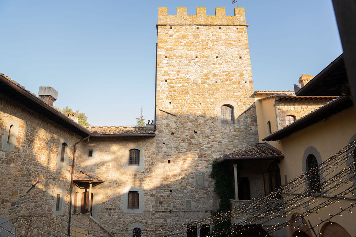 Wedding in a castle