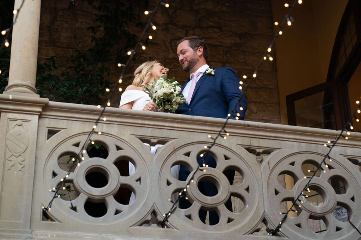 Wedding ceremony in Tuscany