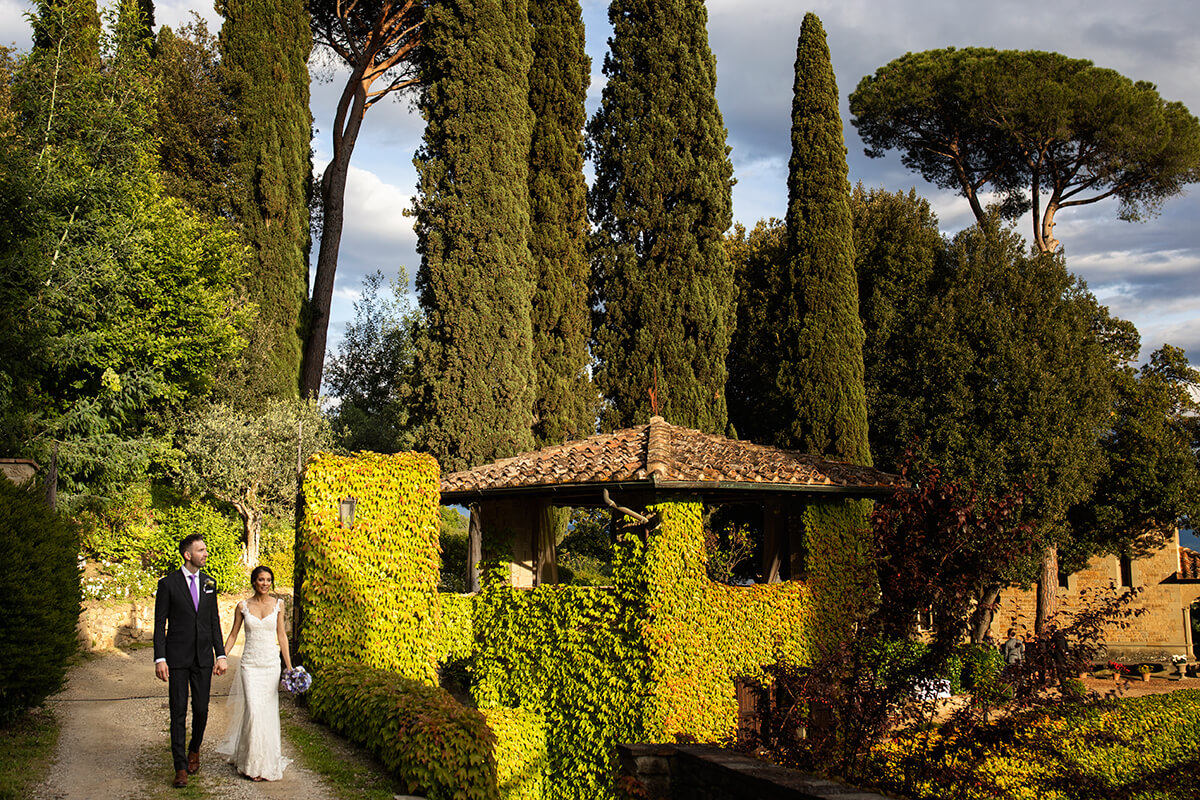 Wedding ceremony in tuscany 