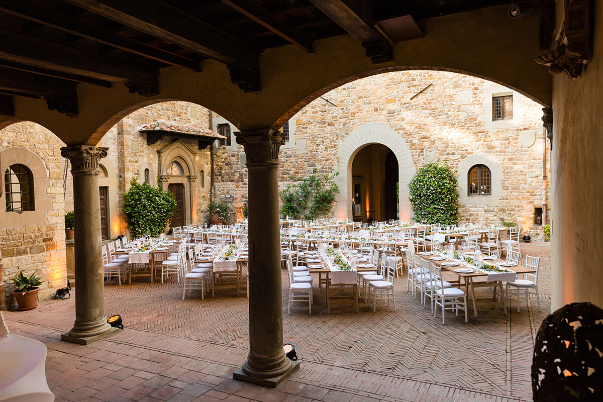 castle wedding venues in Tuscany