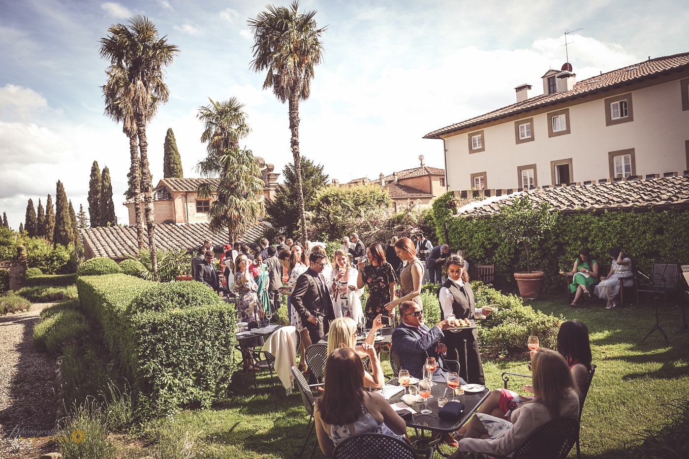 Italian wedding reception