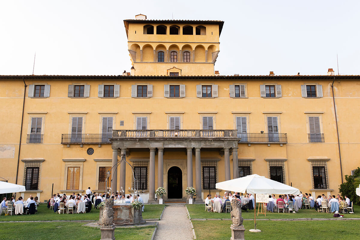 Ceremony at Villa di Maiano