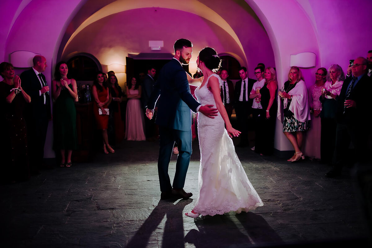 Wedding ceremony in Tuscany