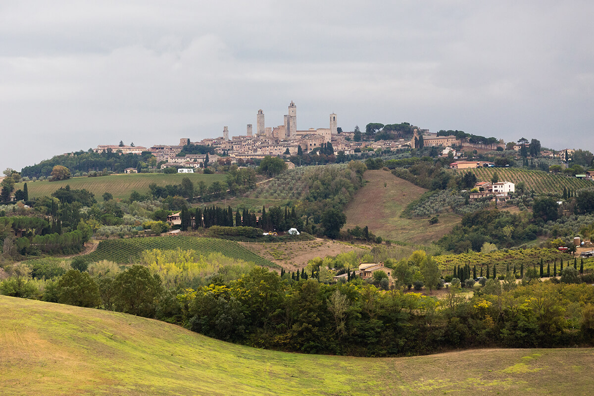 Wedding at San Gimignano, in Tuscany