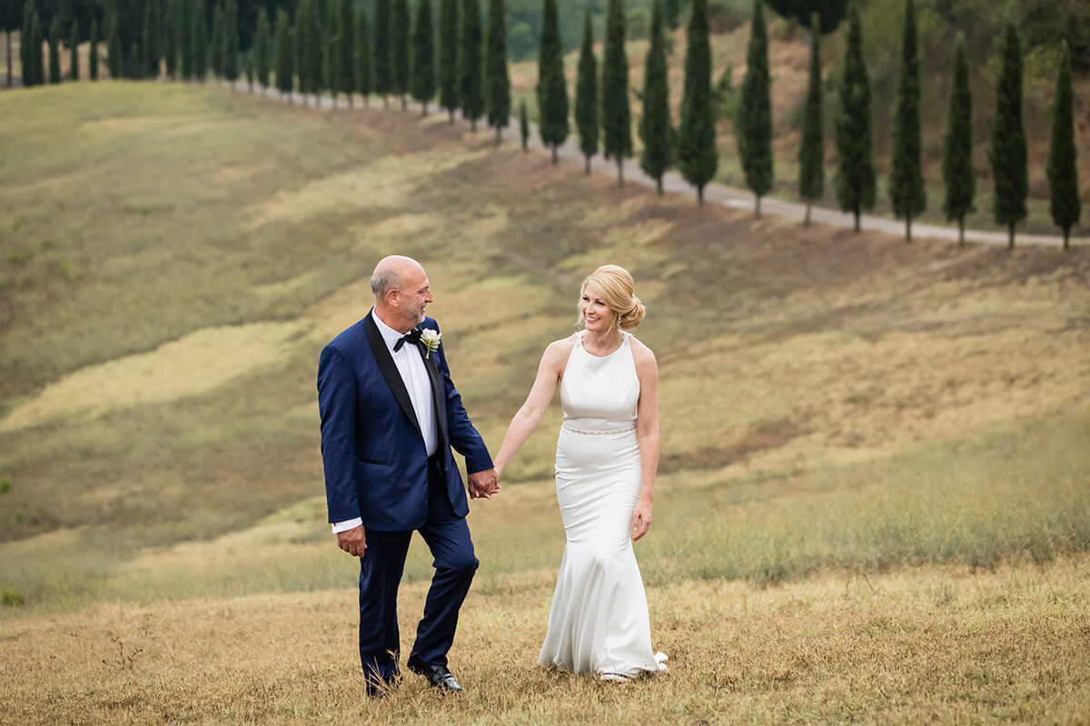 September wedding in Tuscany