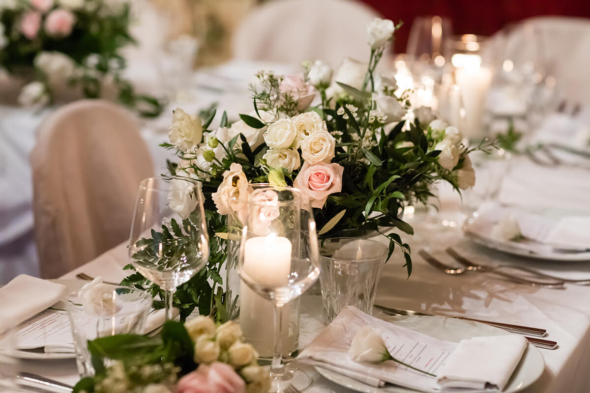 wedding in a typical restaurant in Certaldo