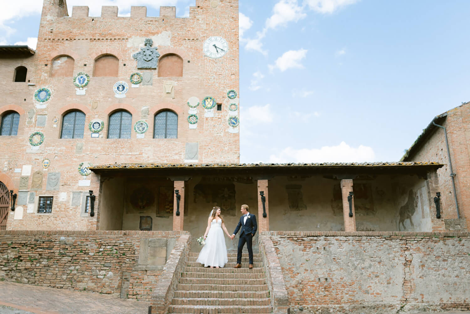 Civil ceremony in Certaldo