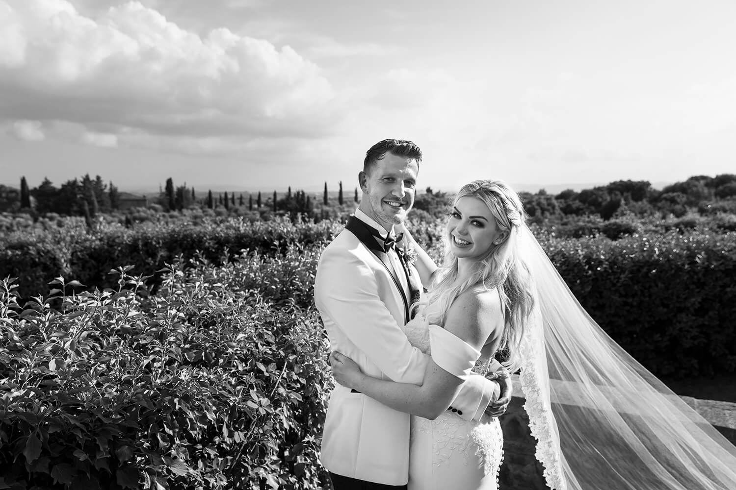 Wedding ceremony in tuscany