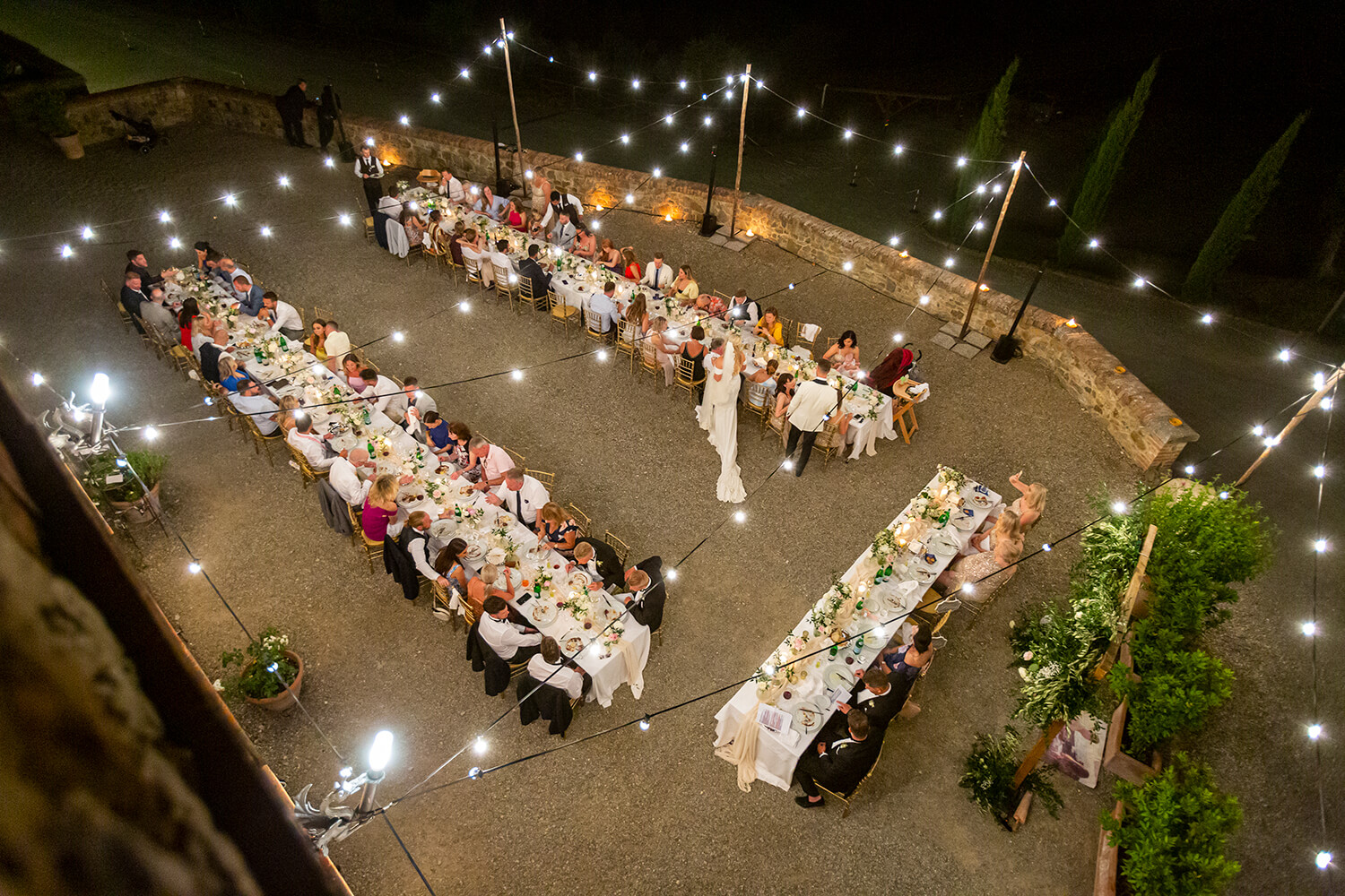 Wedding under the stars