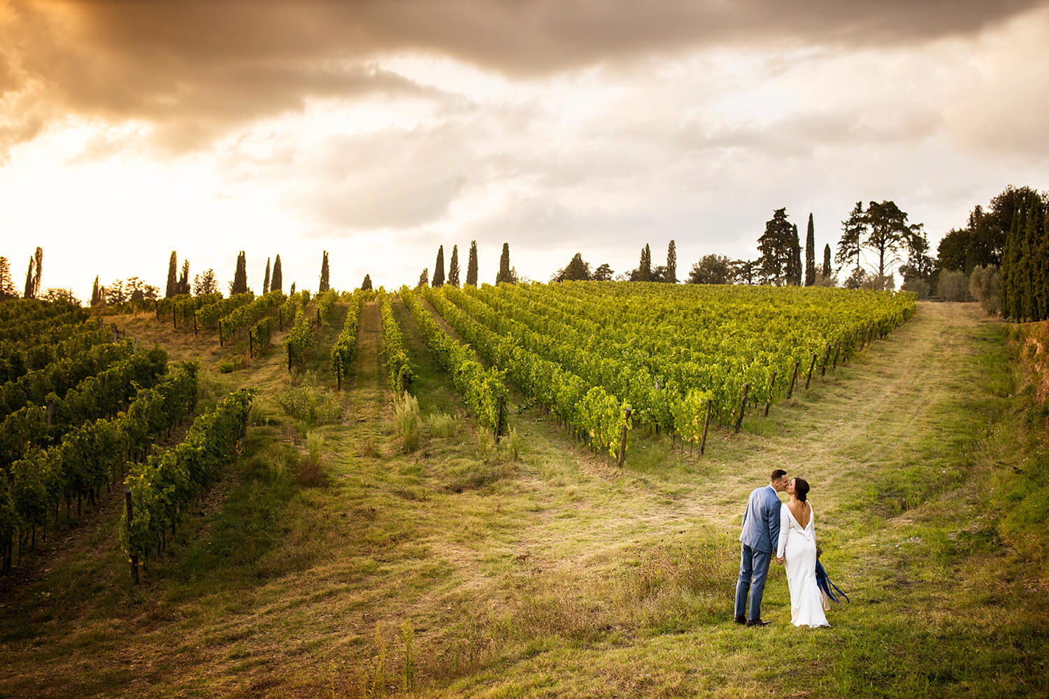 Wedding in the Chianti vineyards