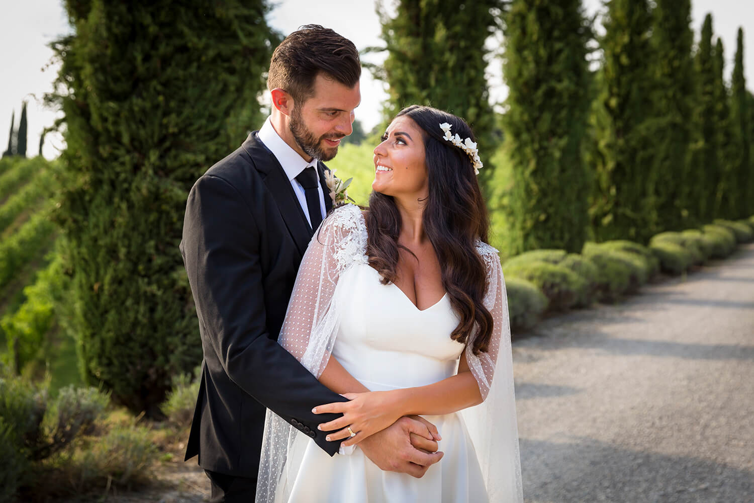 August wedding in Tuscany