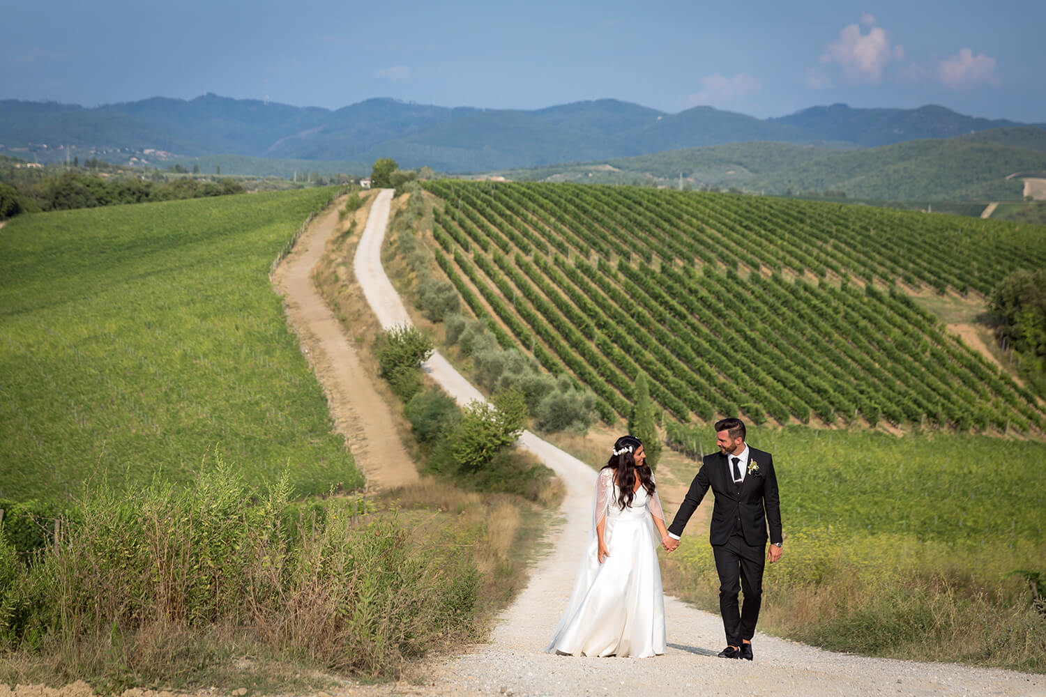 Luxury wedding in tuscany