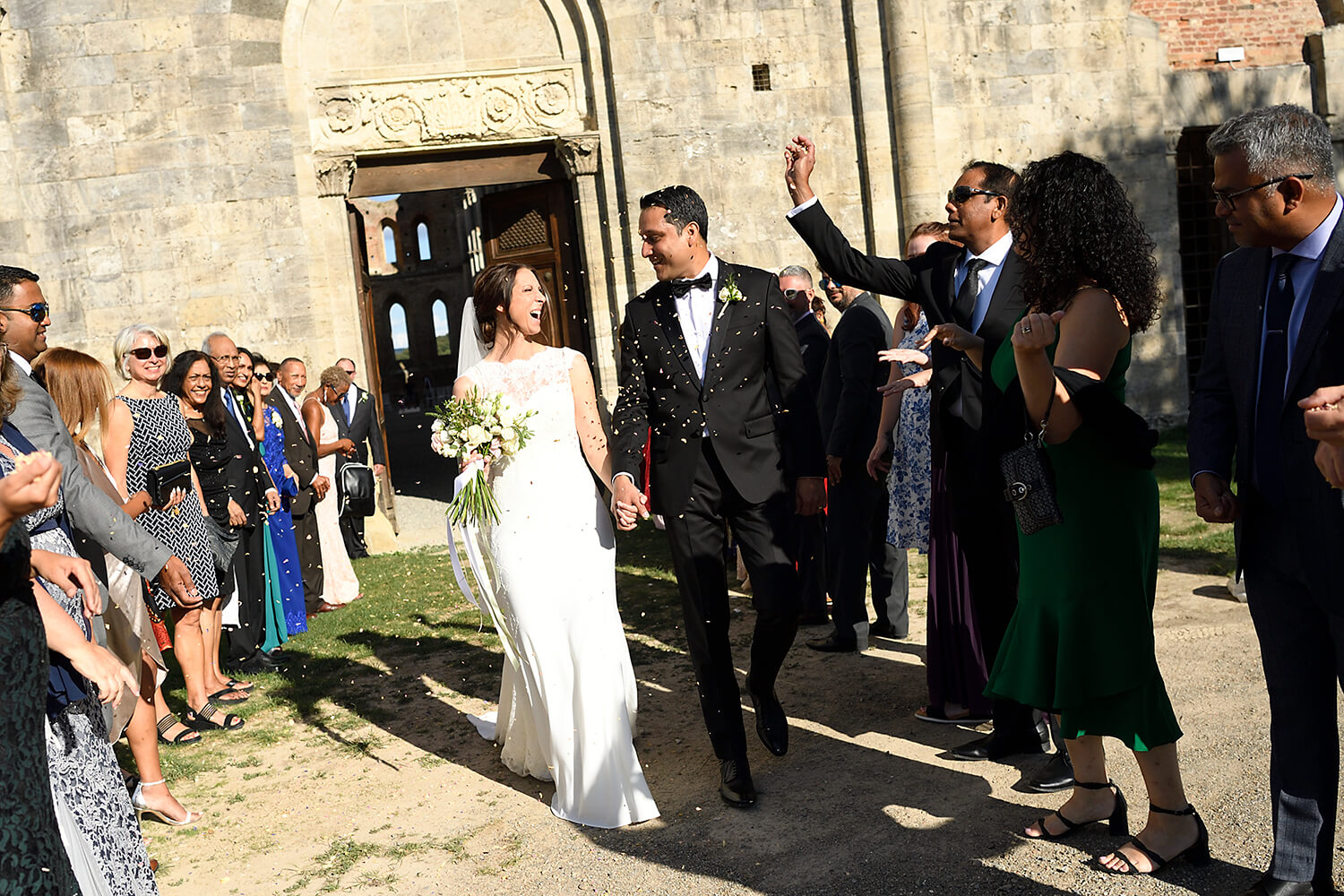 Ceremony in San Galgano Abbey