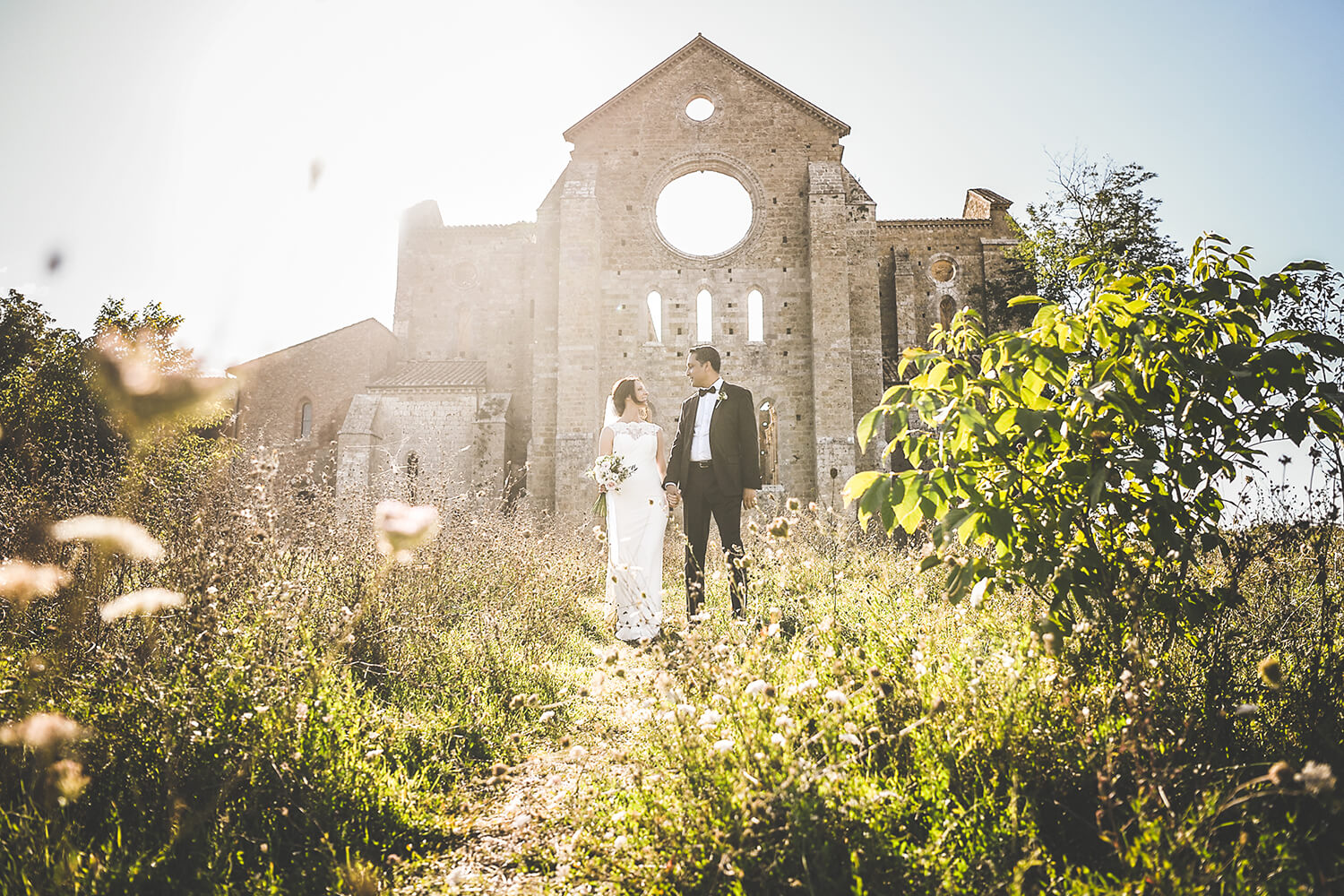 wedding in Tuscany countryside