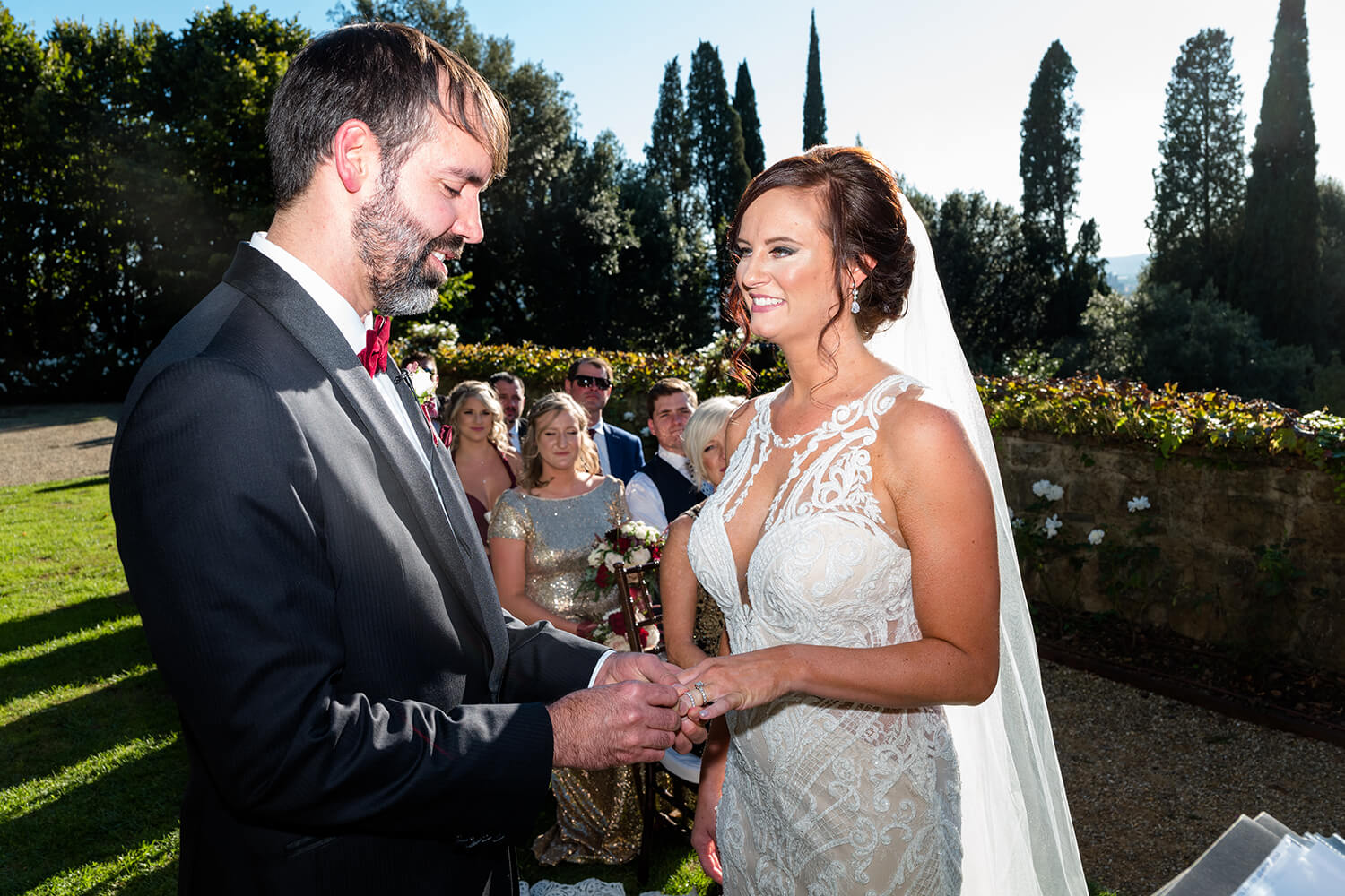 Wedding ceremony in Tuscany