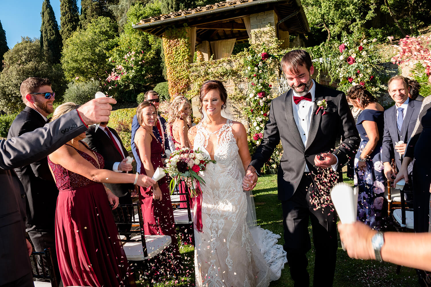 Wedding ceremony in Italy