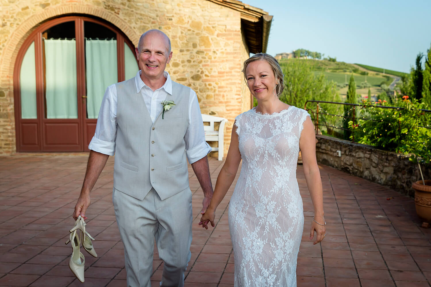 venues wedding reception in San Gimignano