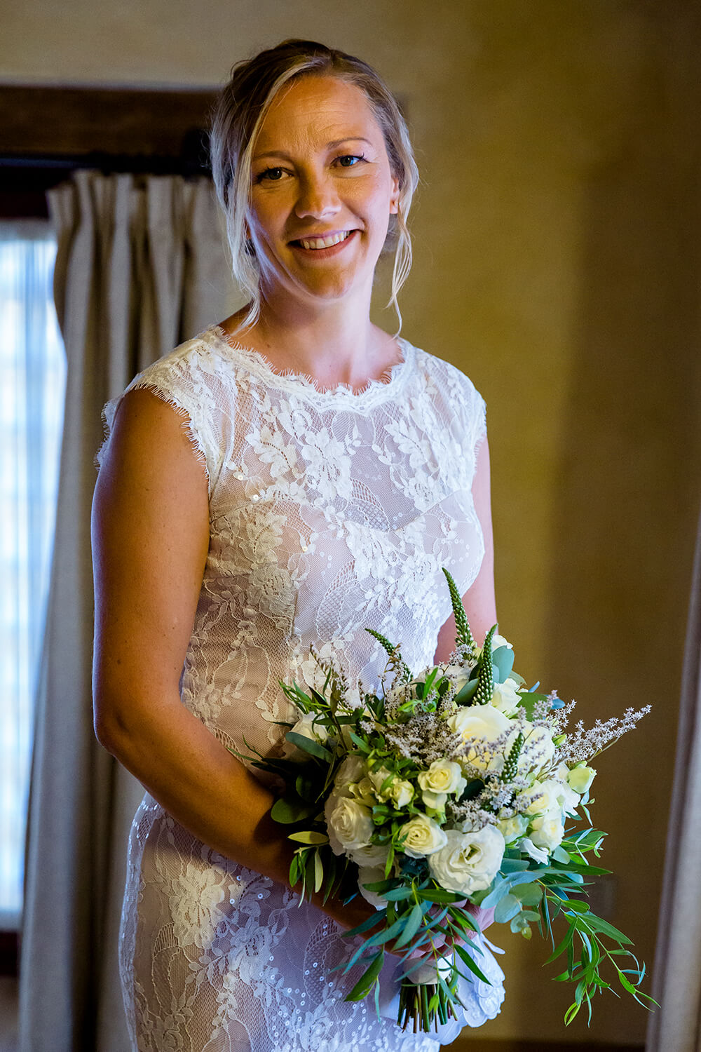 Tuscan farm wedding