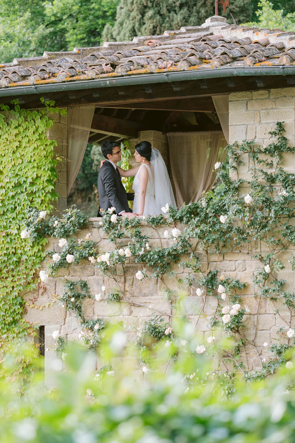 Wedding ceremony in Tuscany