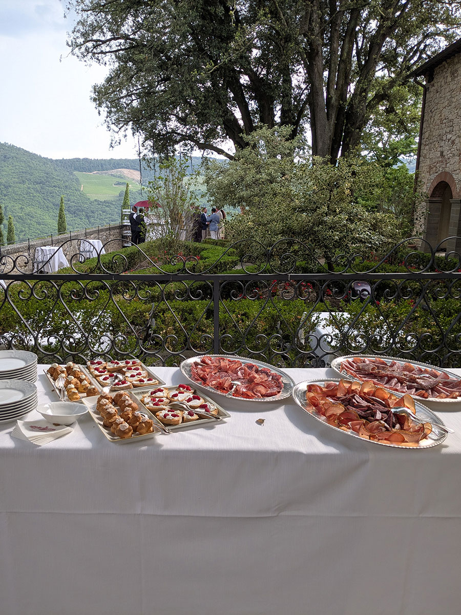 Lucy & Leigh wedding historical castle Chianti 14 2