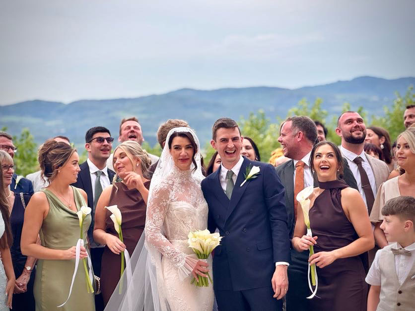 Lucy & Leigh wedding historical castle Chianti 22